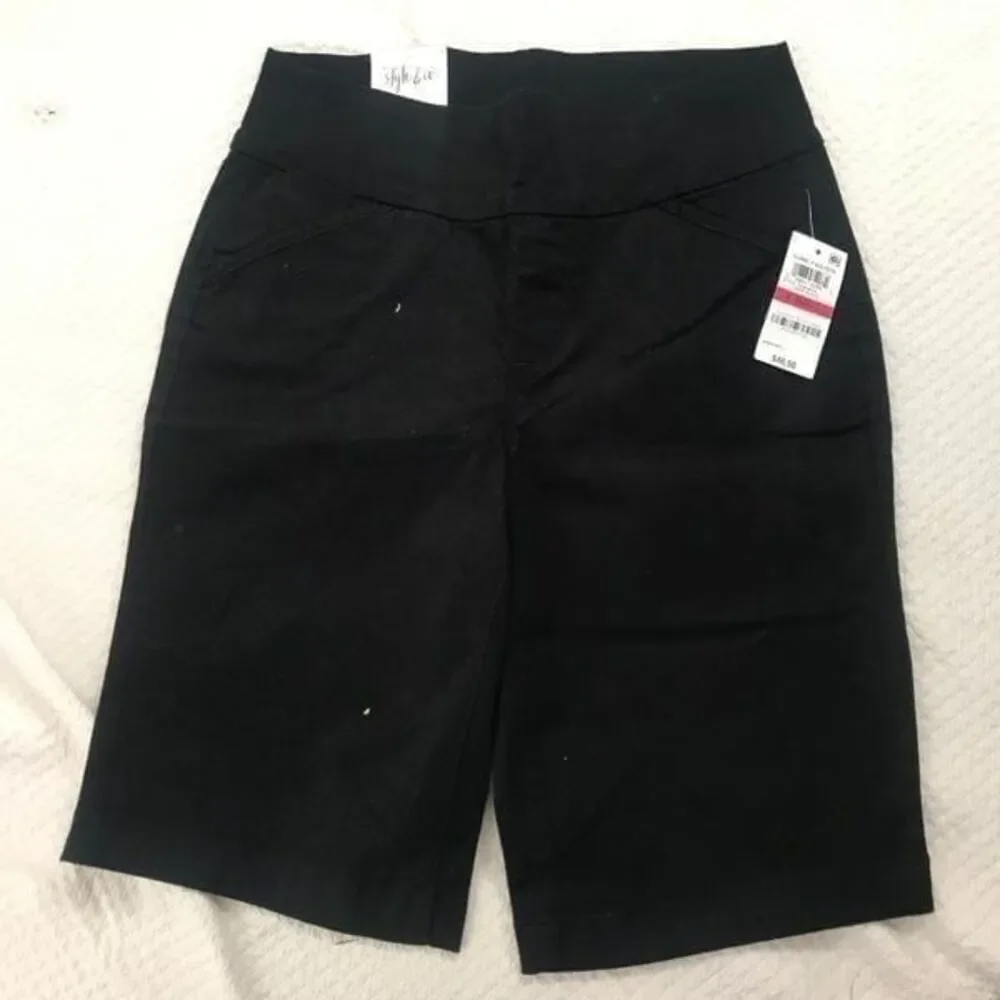 Style & CO size S black shorts 0017